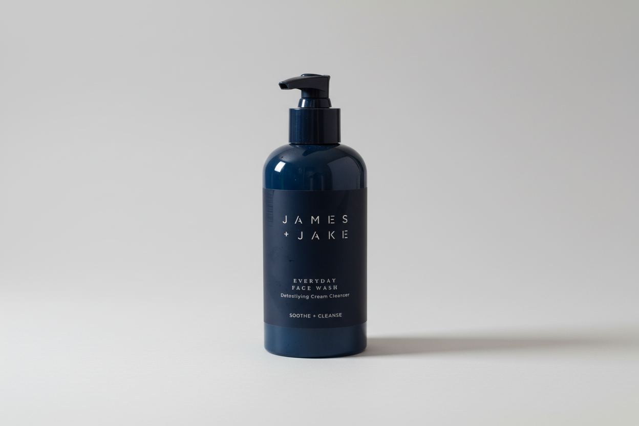 James + Jake Everyday Face Wash  - Detoxifying Cream Cleanser 230mls