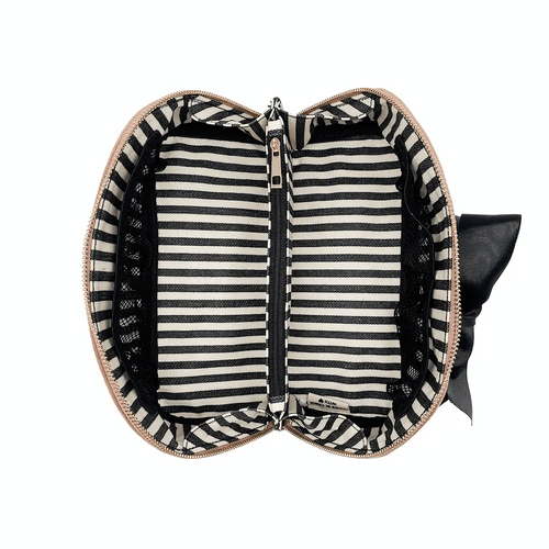 Bag-All | Makeup & Toiletry Bag | Accordion Pink Velvet