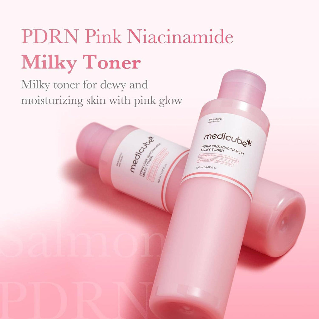 MEDICUBE PDRN Pink Niacinamide Milky Toner 150ml 5.07 fl. Oz.