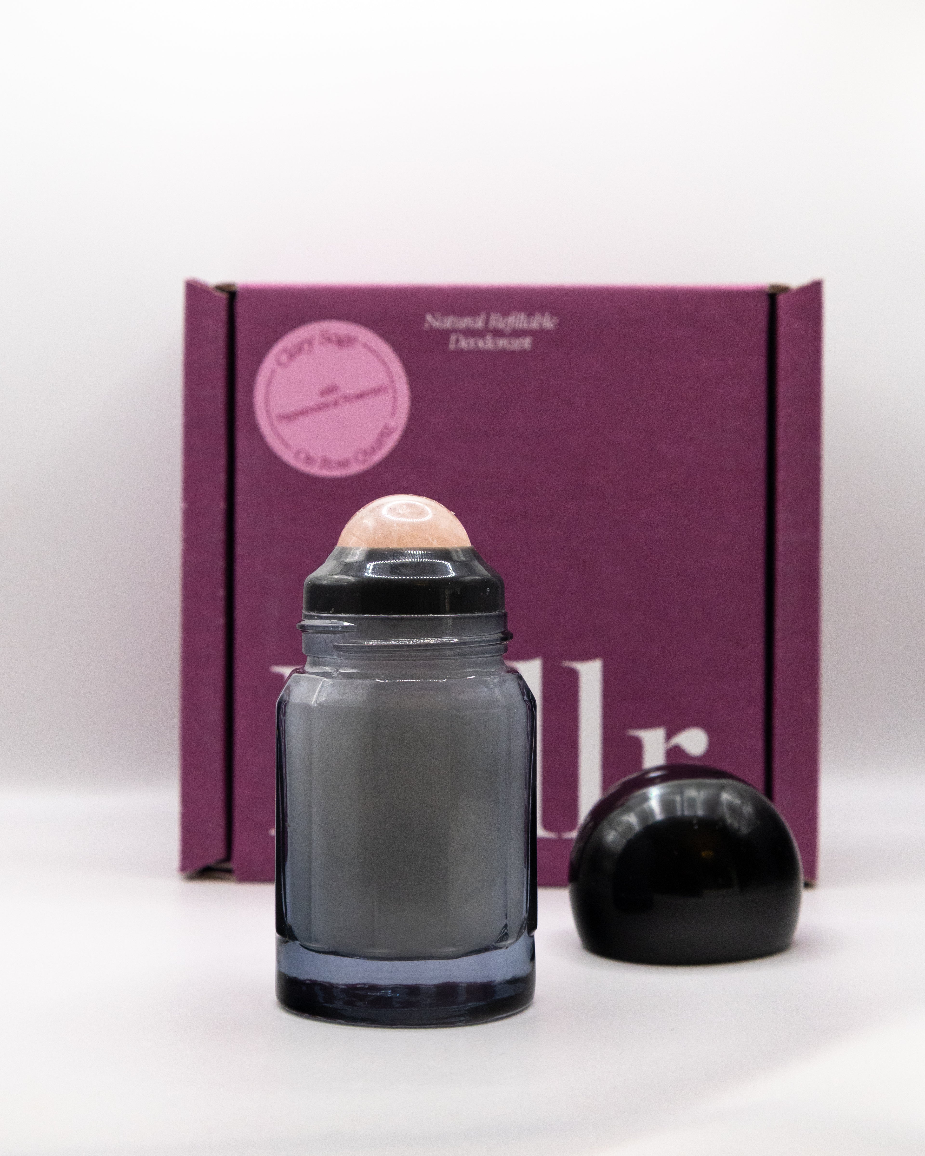 Rollr | Deodorant with Rose Quartz Gemstone | 40ml