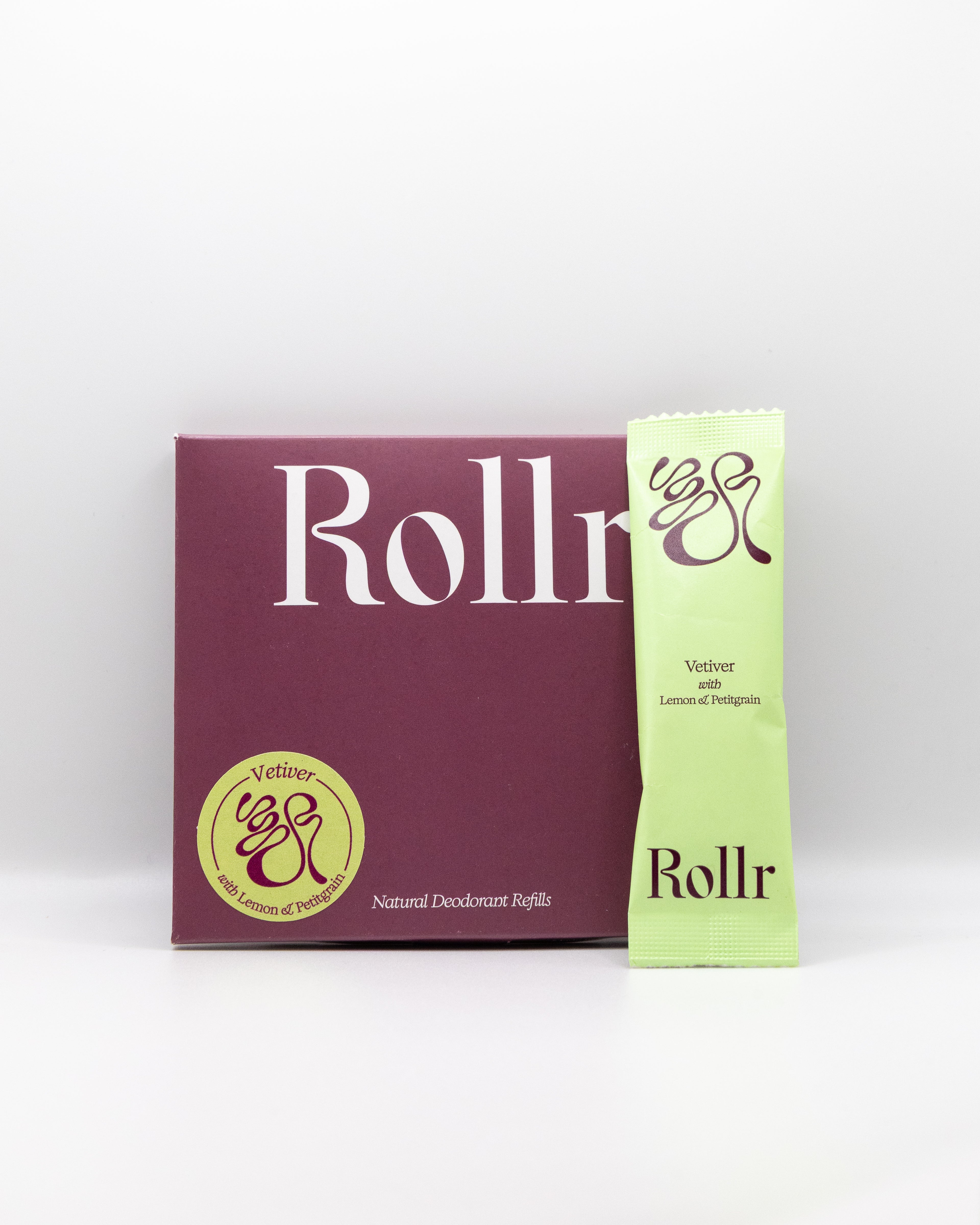 Rollr | Vetiver Deodorant Refill | 8g
