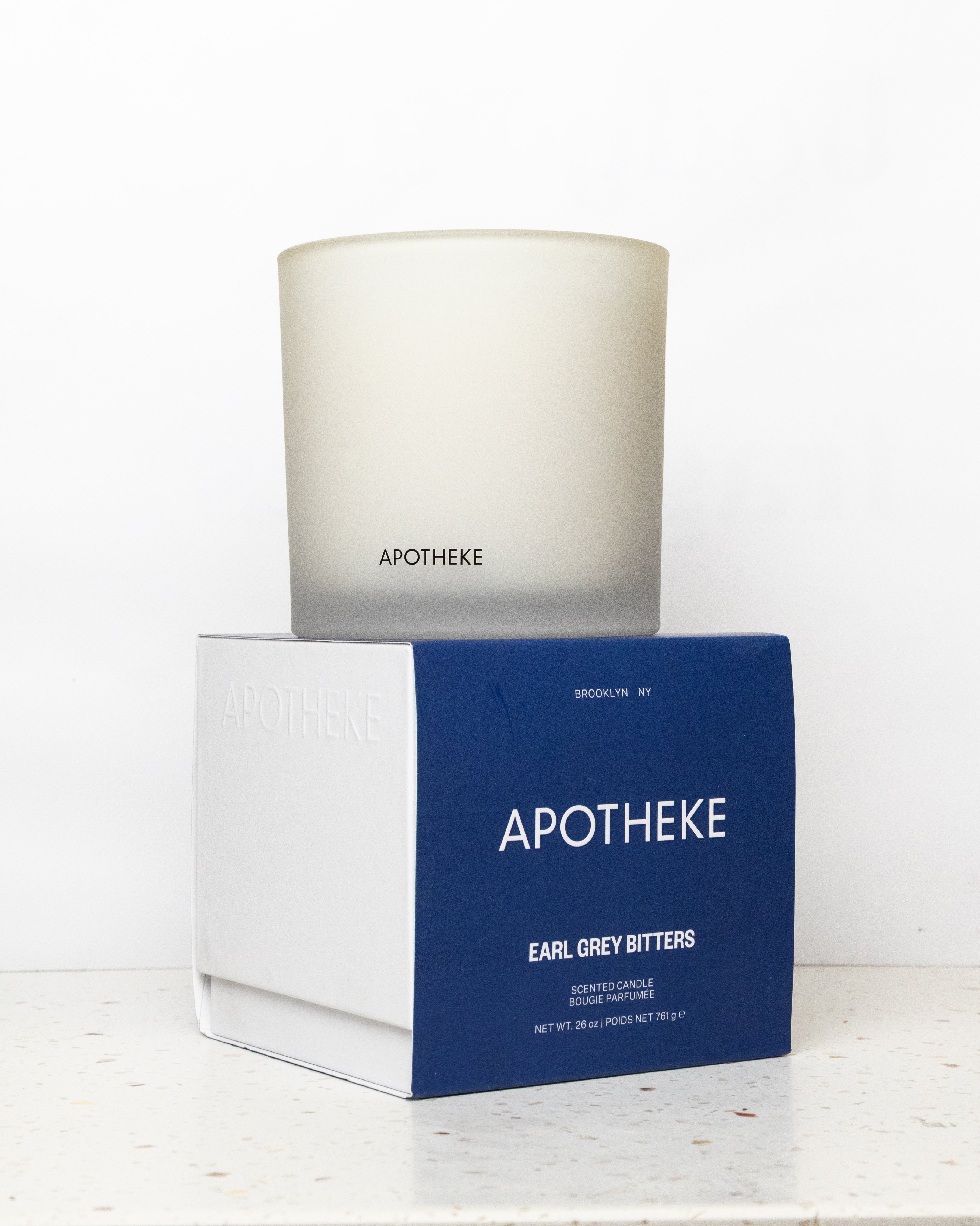 Apotheke | 3 Wick Candle | Earl Grey Bitters