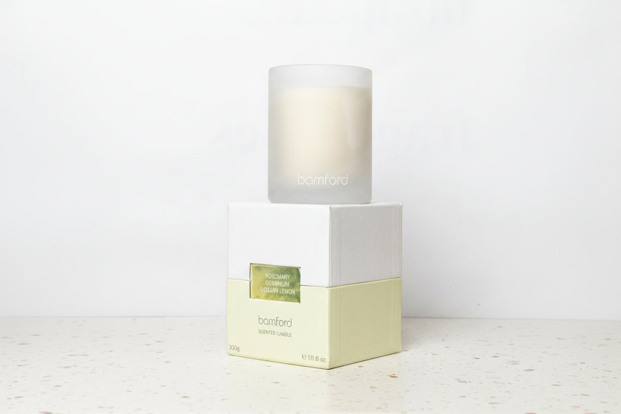 Bamford | Candle | 2 Wick Rosemary, Geranium, Sicilian Lemon