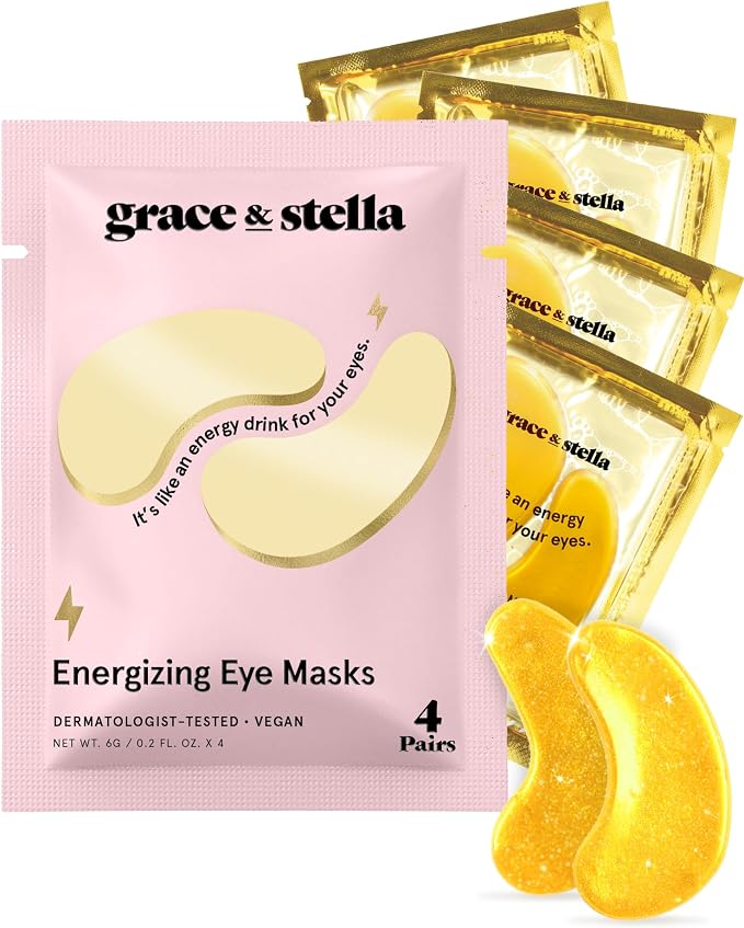 grace & stella | Energizing Eye Masks | 4 pairs