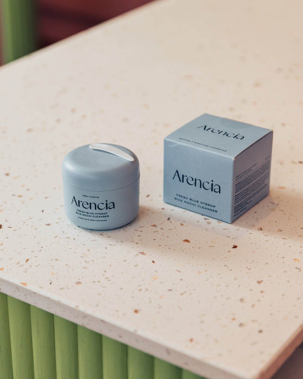 ARENCIA Hyssop Brightening & Deep-Cleansing Face Scrub & Exfoliator 120g 4.23oz