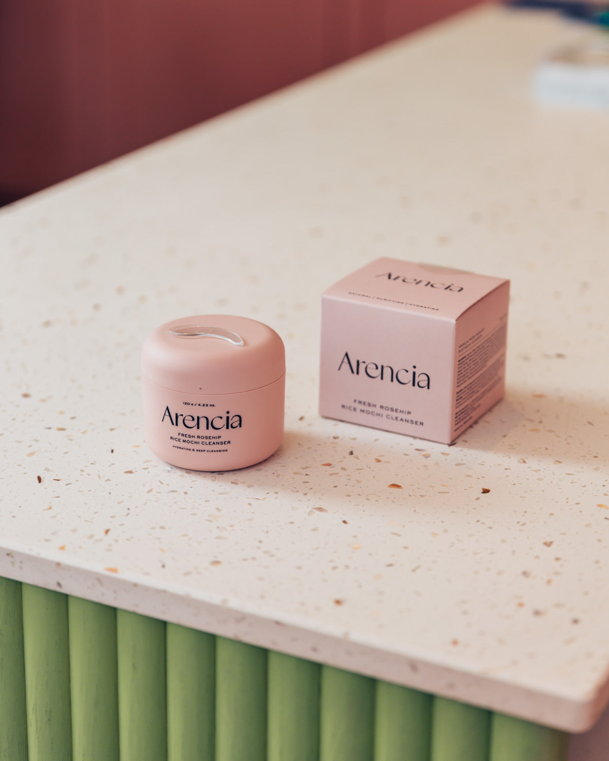 ARENCIA Rosehip Brightening Rice Mochi Face Cleanser 120g