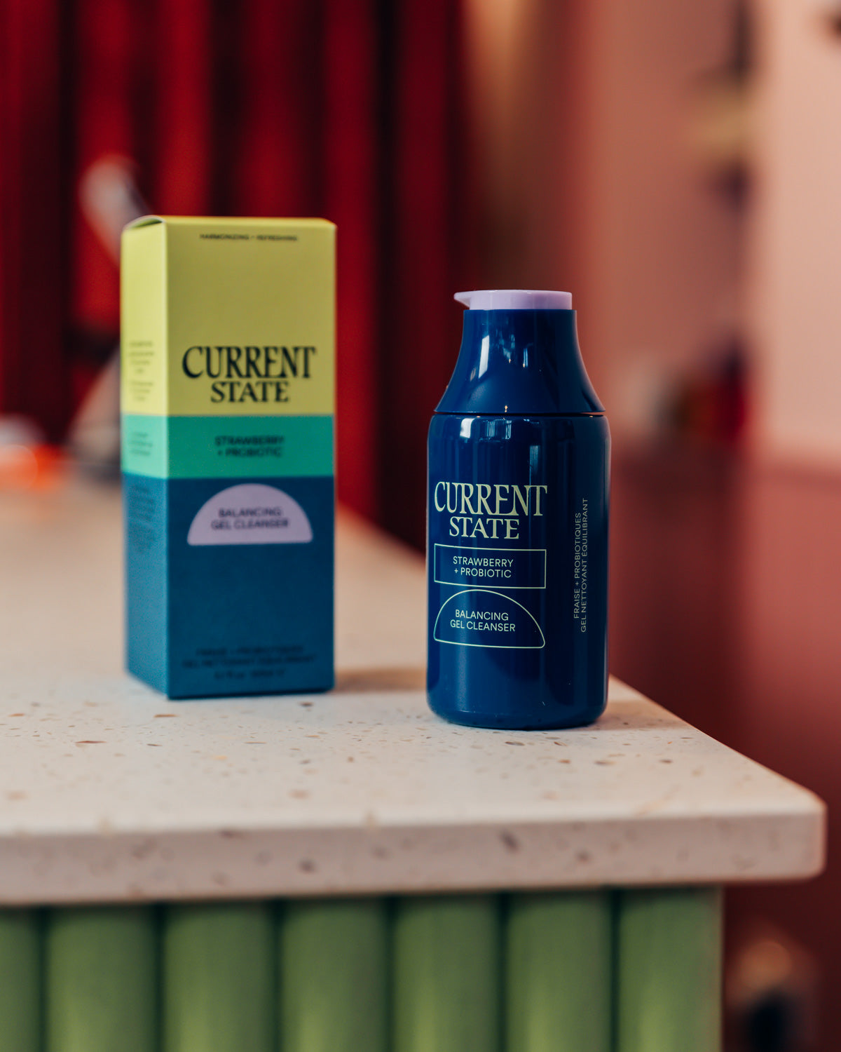 Strawberry + Probiotic Balancing Gel Cleanser