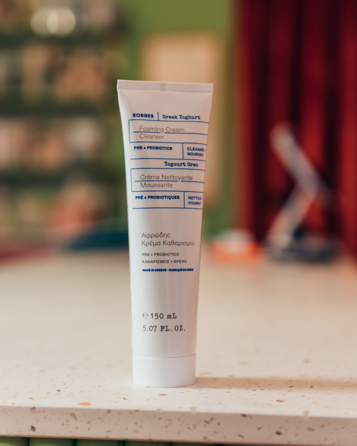 Greek Yoghurt Foaming Cream Cleanser with Pre- + Probiotics