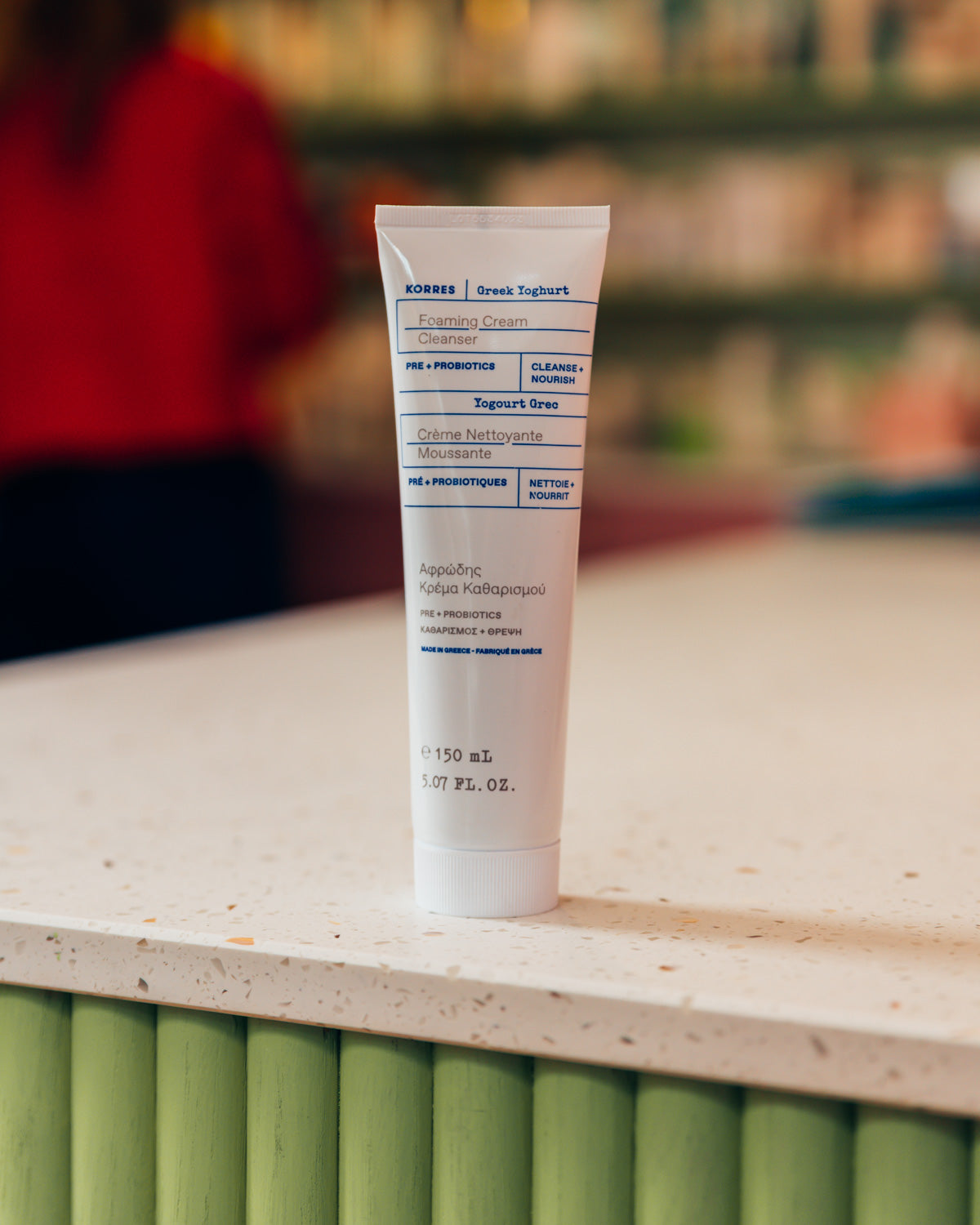 Greek Yoghurt Foaming Cream Cleanser with Pre- + Probiotics