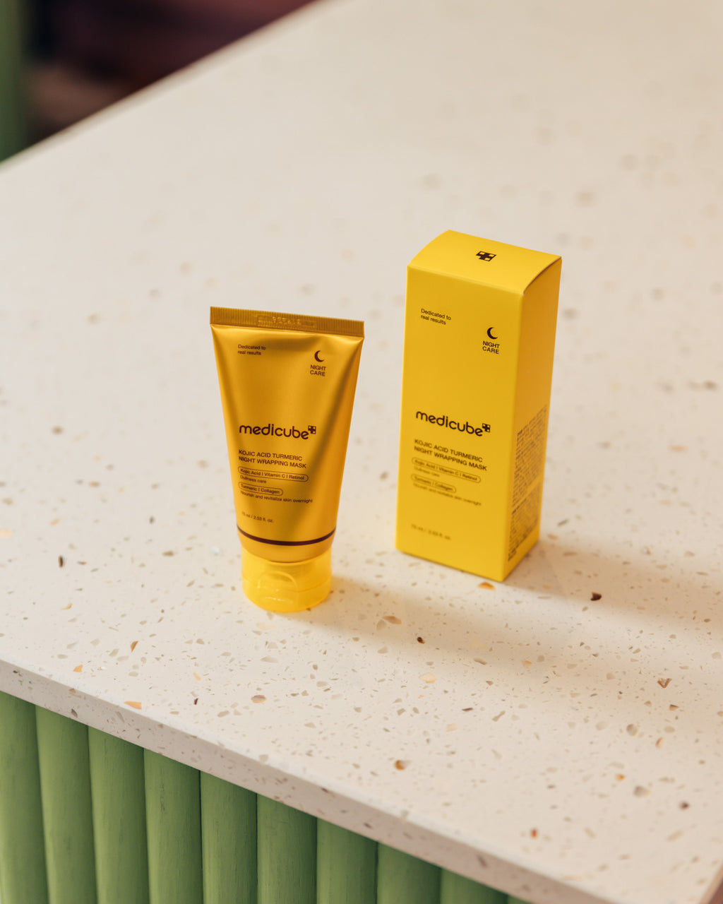 Medicube Kojic Acid Turmeric Night Wrapping Mask: Korean