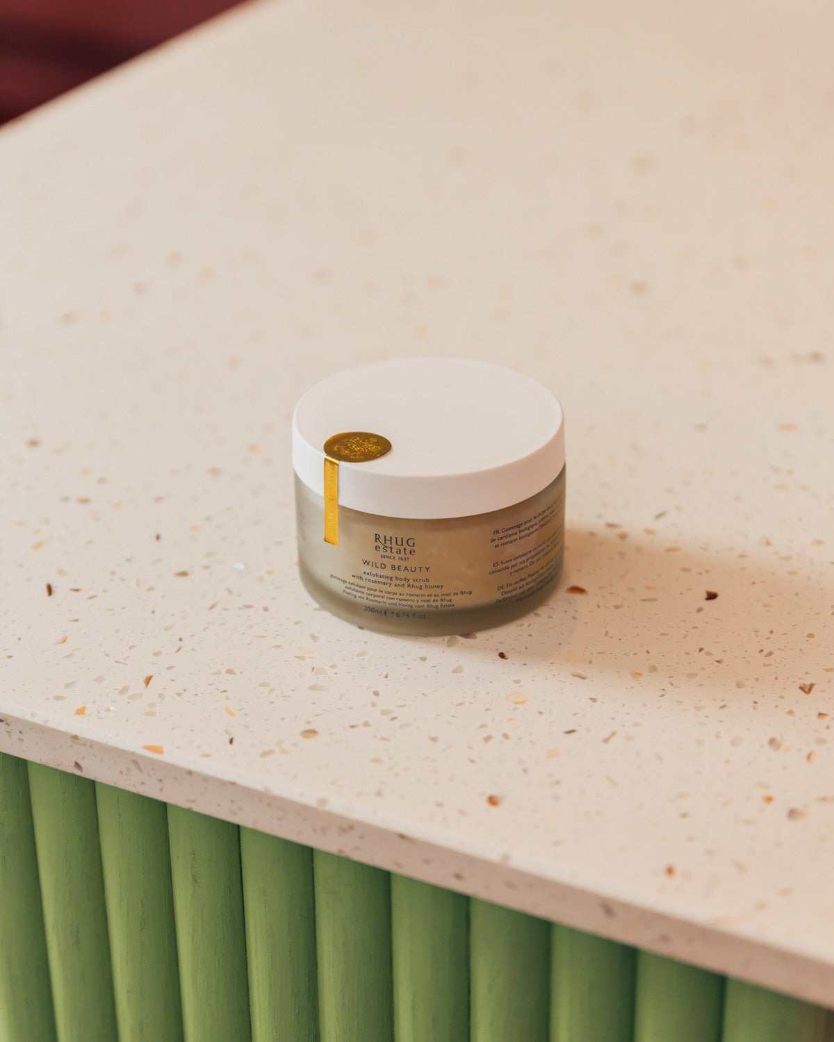 Exfoliating Body Scrub with Rosemary and Rhug Honey