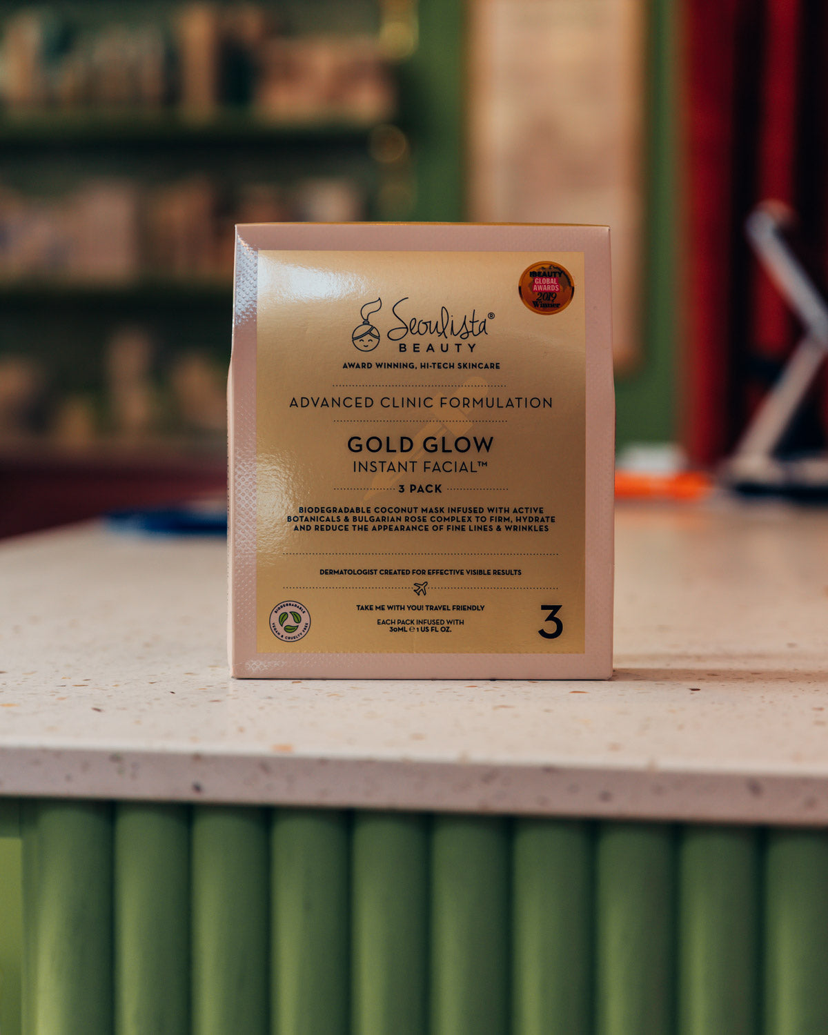 Gold Glow Instant facial 3 pack