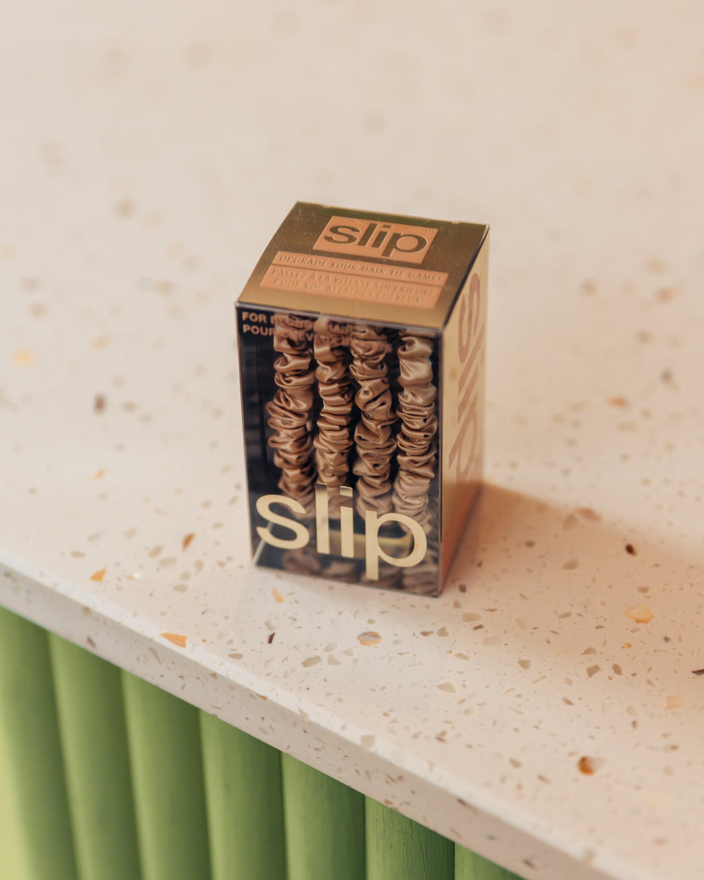 Skinny Scrunchies - set of 4 - golden