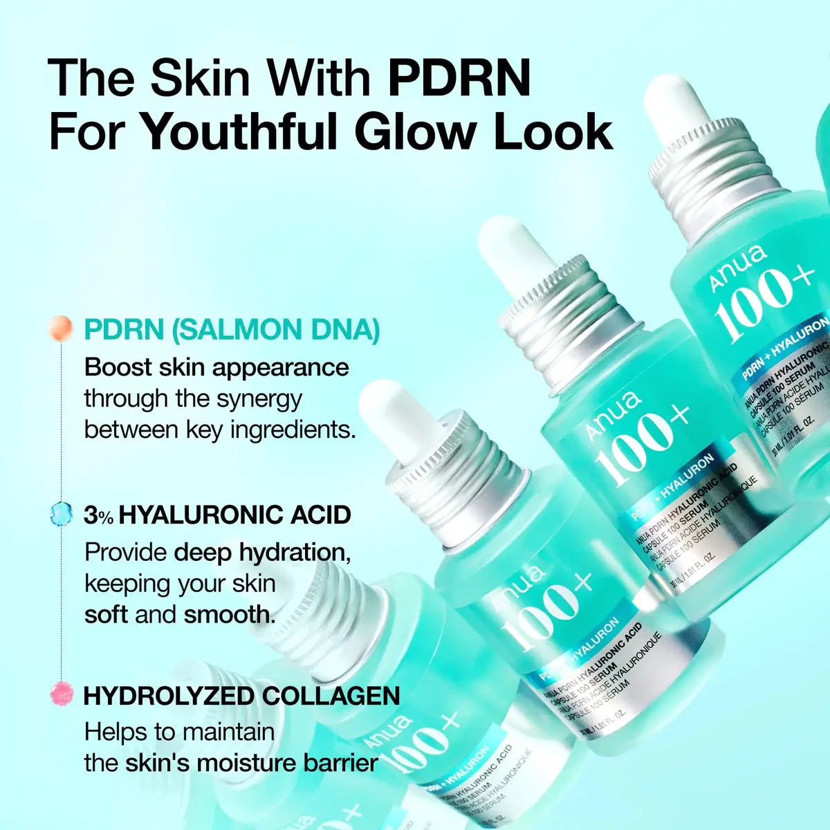 [Anua] PDRN Hyaluronic Acid Capsule 100 Serum, 30ml