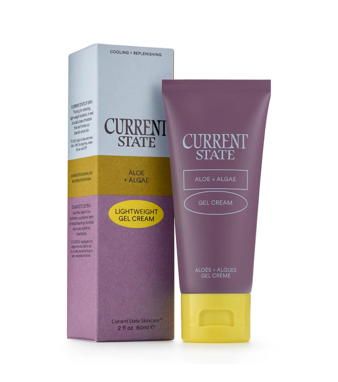Current State | Lightweight Gel Cream | Aloe + Algae  | 60ml