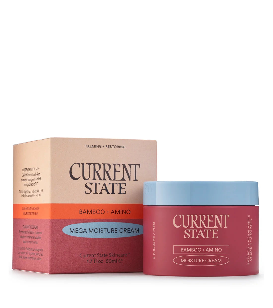 Current State | Moisturiser | Bamboo + Amino Mega Moisture | 50ml