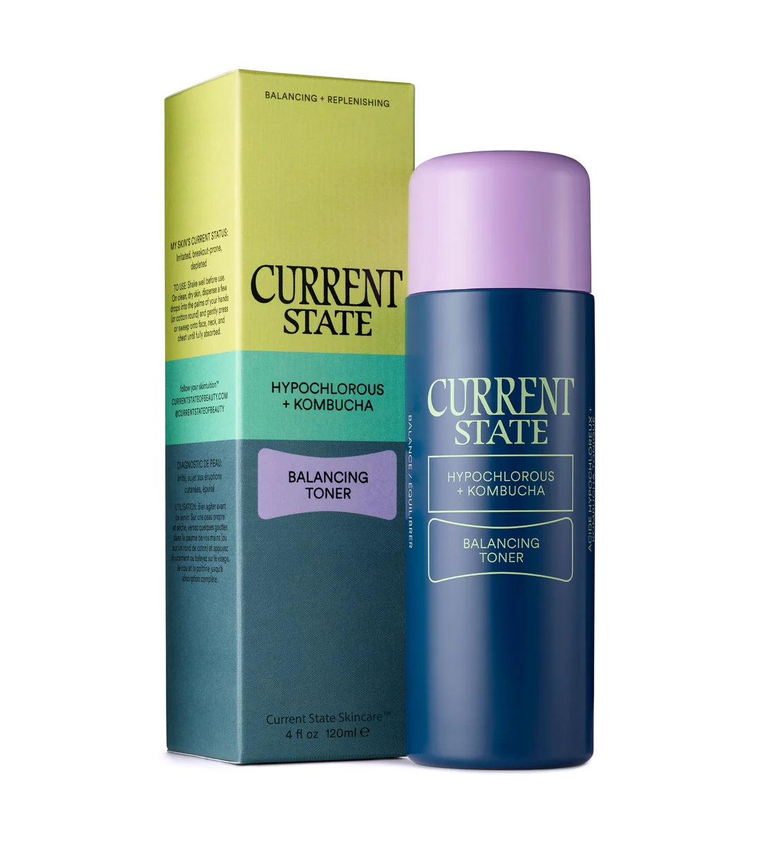 Current State | Balancing Toner | Hypochlorous + Kombucha | 120ml